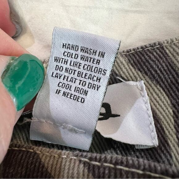 RSQ Zebra Striped Wide Leg High Waist Pants sz 24 - Picture 6 of 16